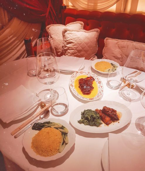 Park Chinois lunch menu