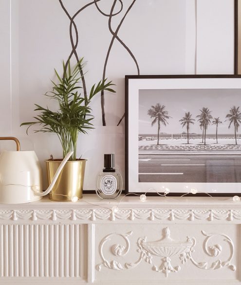 adding personality to a rental bedroom with posters