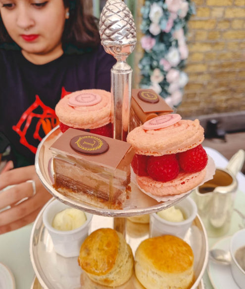 Rose ispahan afternoon tea laduree london