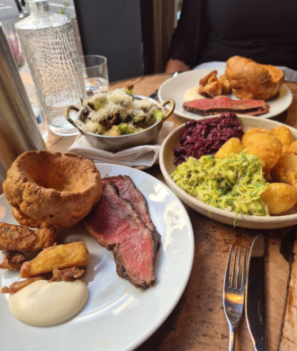 Sunday roast lunch at Fallow London