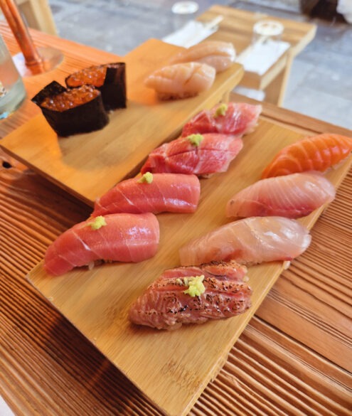 Eel Sushi Bar Notting Hill restaurant review kama toro nigiri