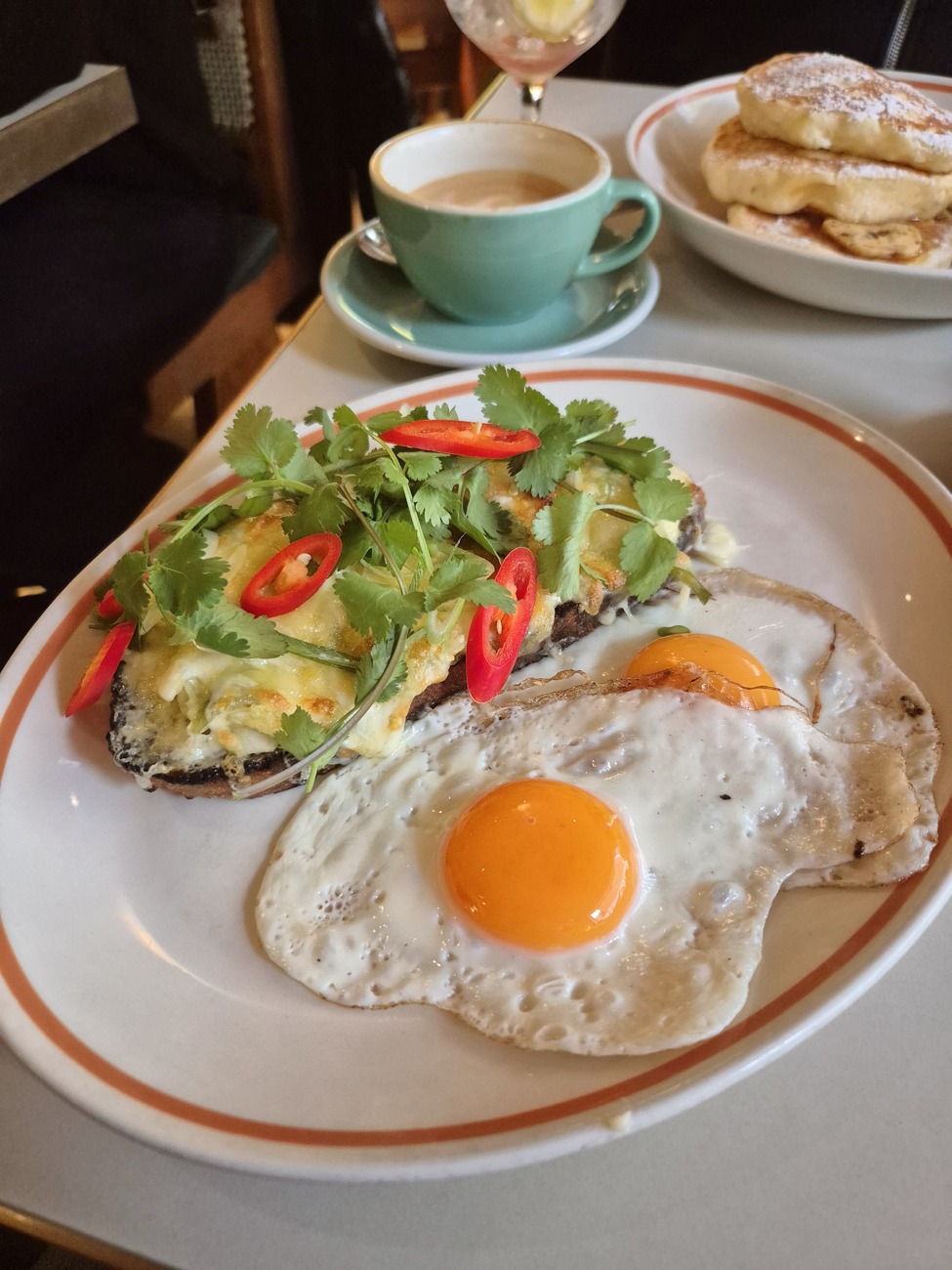 Granger and co notting hill brunch review grilled cheese kimchi