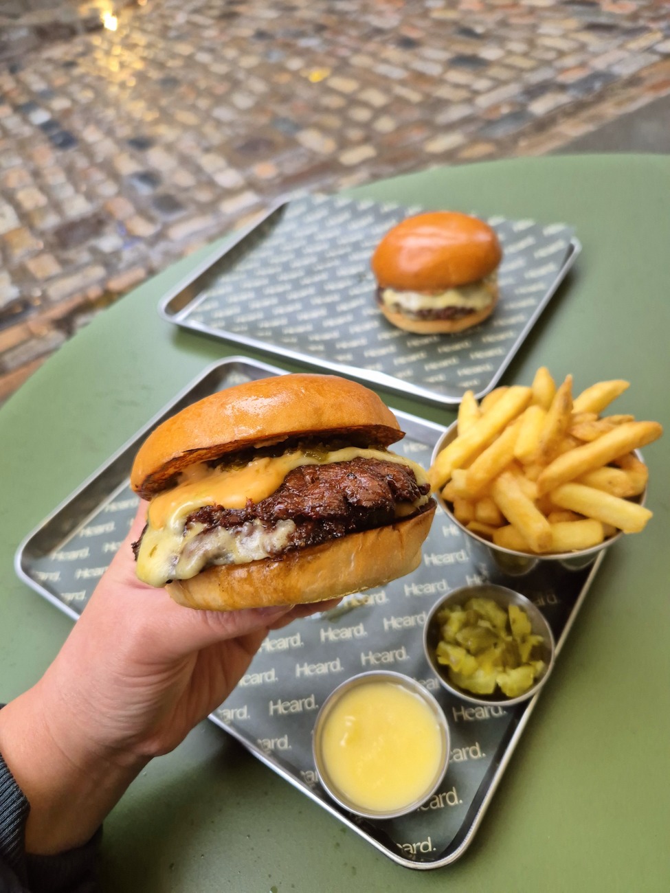 Heard Burger Soho restaurant review halal boring