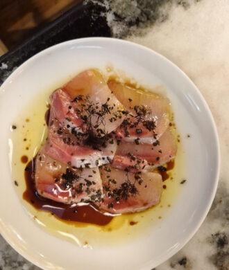 Osteria Angelina Shoreditch London restaurant review hamachi