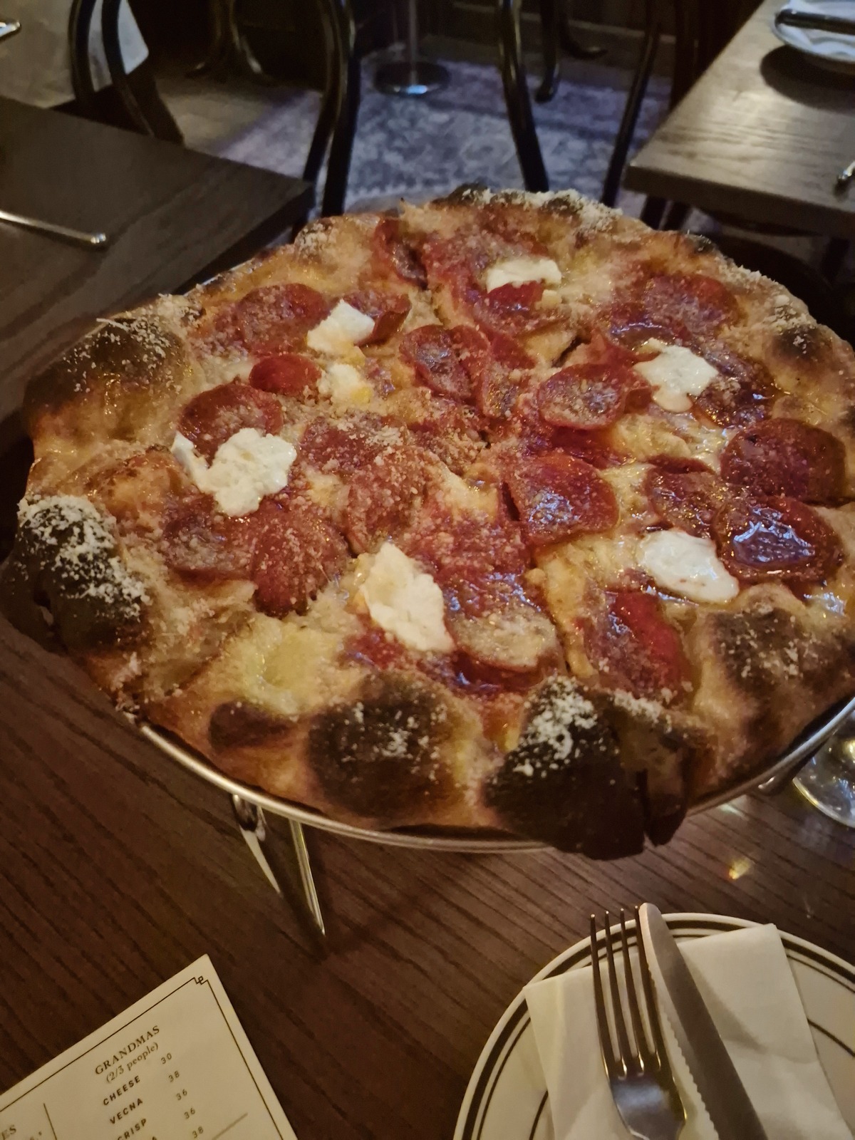 Crisp pizza mayfair w1 restaurant review london halal beef pepperoni