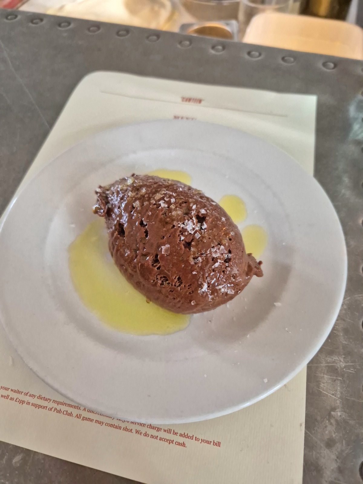 Canteen Notting Hill restaurant review chocolate mousse