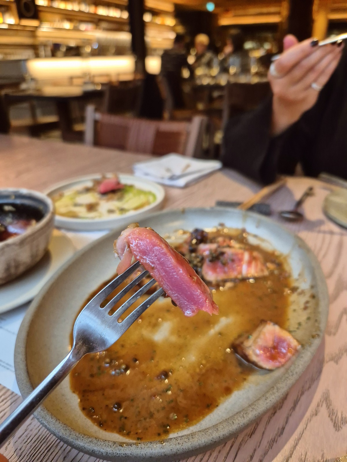 Moi restaurant review soho london sharing tuna steak