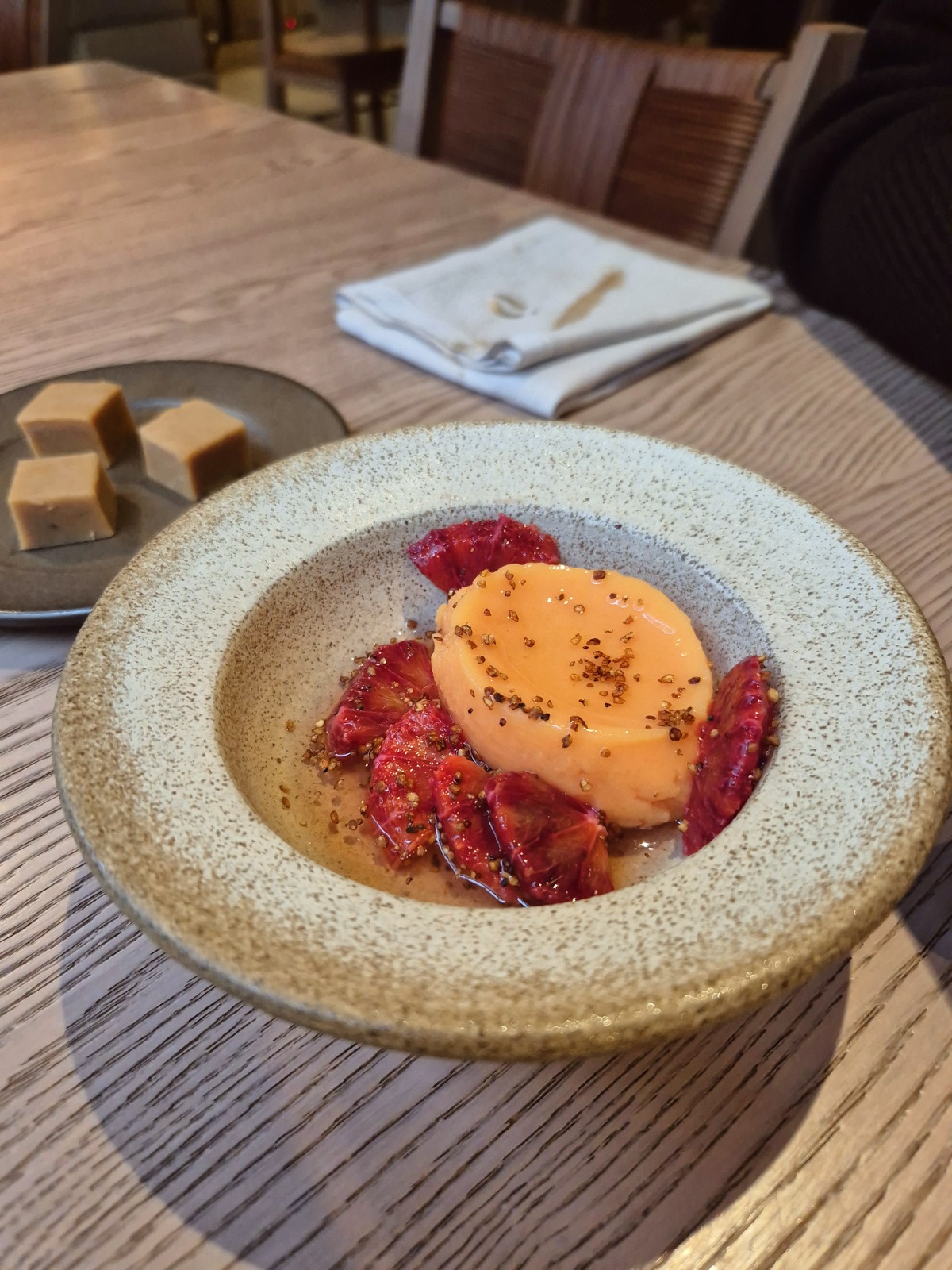 Moi restaurant review soho london dessert sorbet