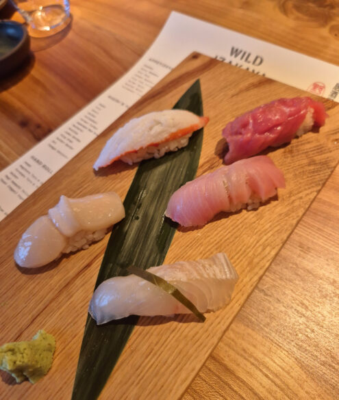 Wild Izakaya london restaurant review nigiri sushi
