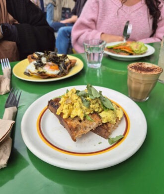 Towpath cafe london haggerston restaurant review bhurji eggs