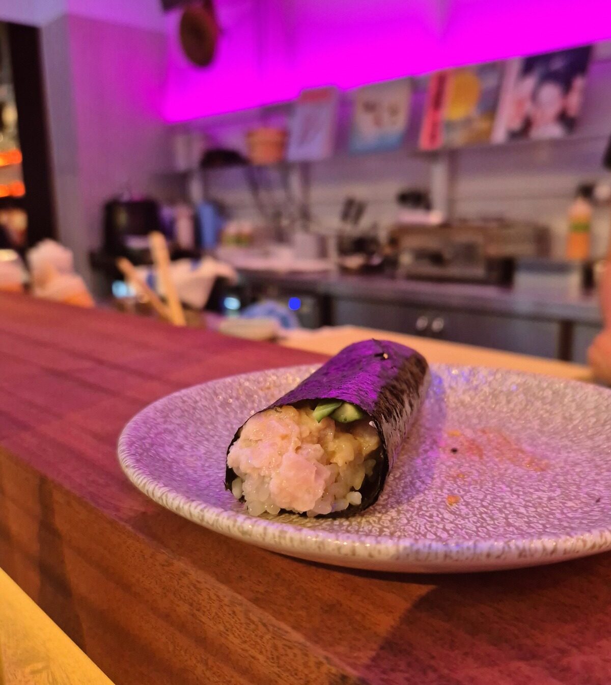 Scallop at Kumori handroll restaurant review Soho, London