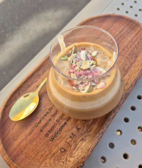 Saint alia mokha coffee at Qima Cafe London review