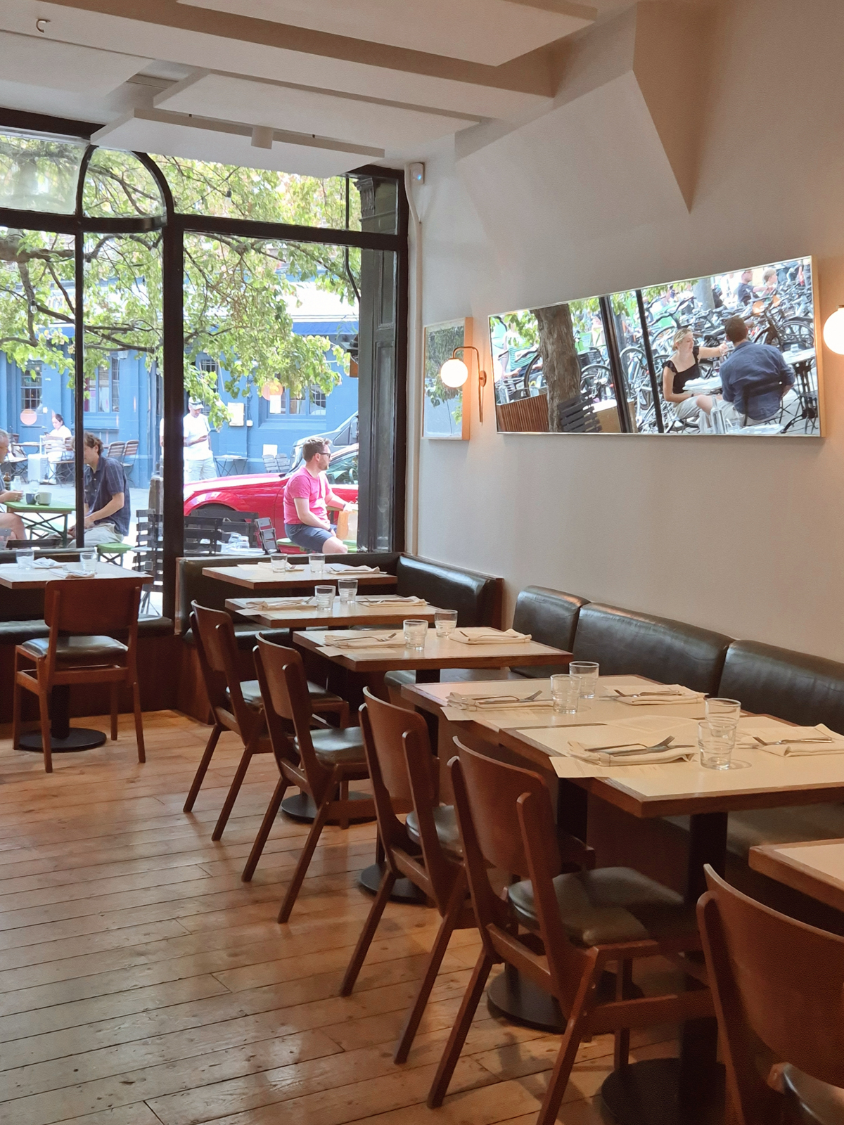Inside at Llewelyns restaurant Herne Hill London review