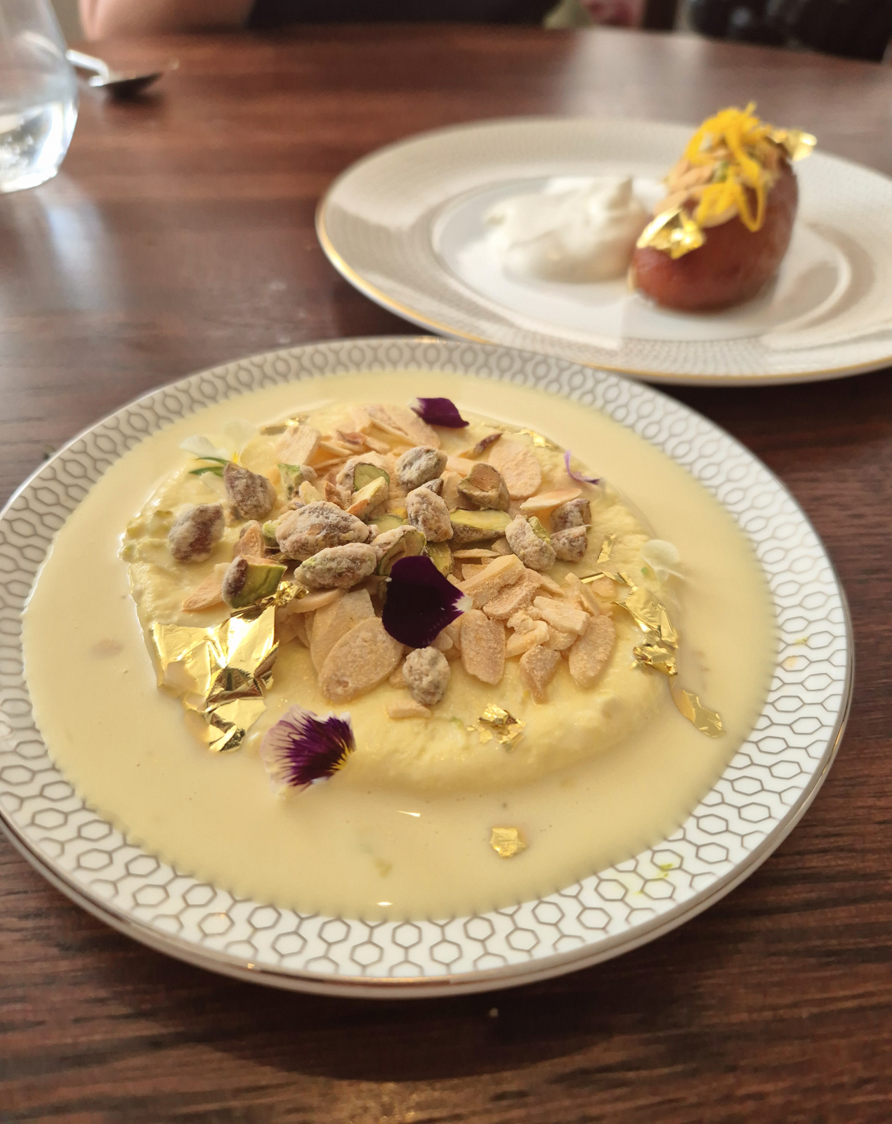 Ras malai dessert at Oudh 1722 borough market london restaurant review