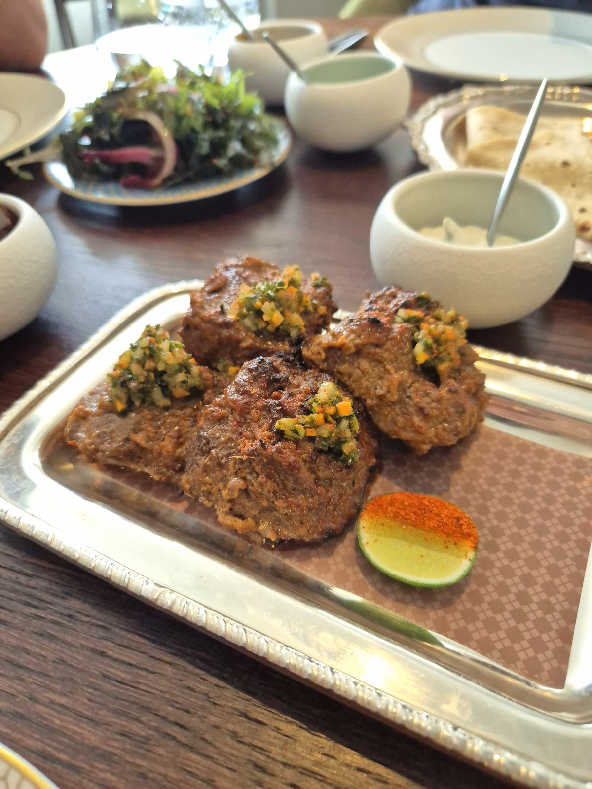 beef kebab at Oudh 1722 borough market london restaurant review