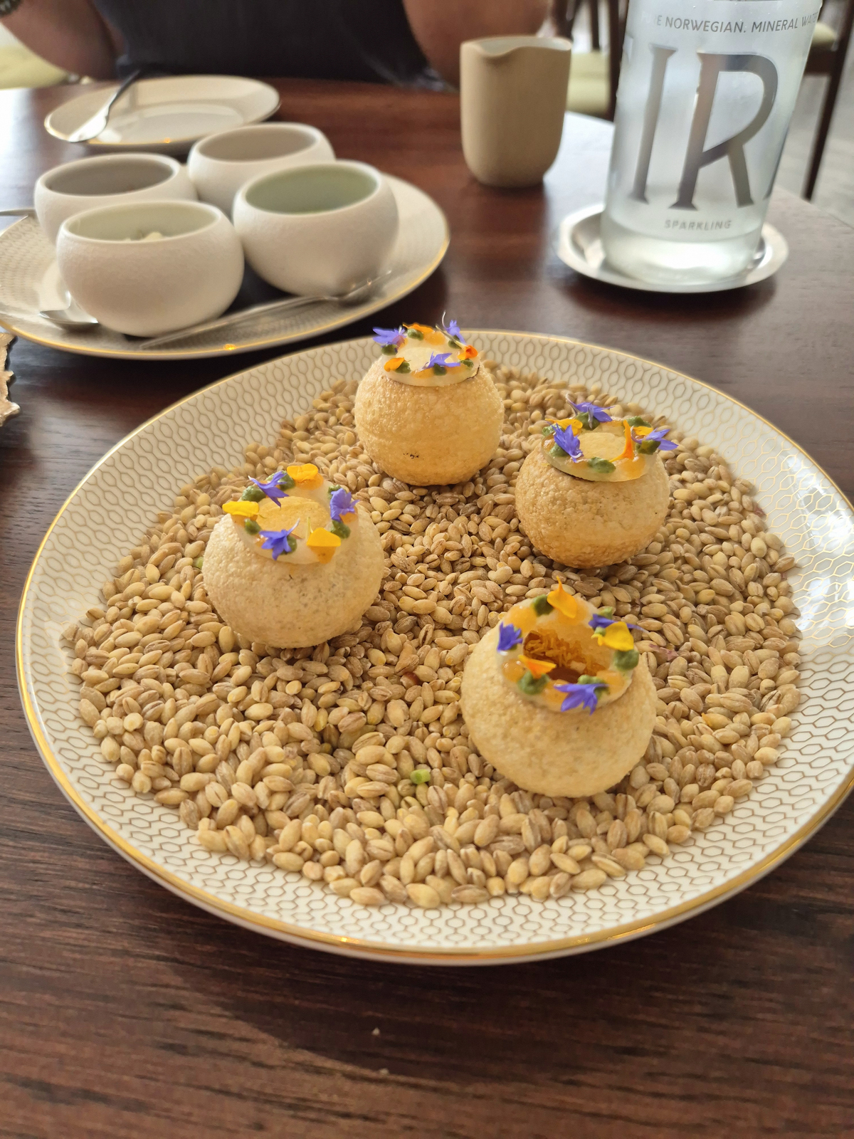 Gol guppa starter menu at at Oudh 1722 borough market london restaurant review